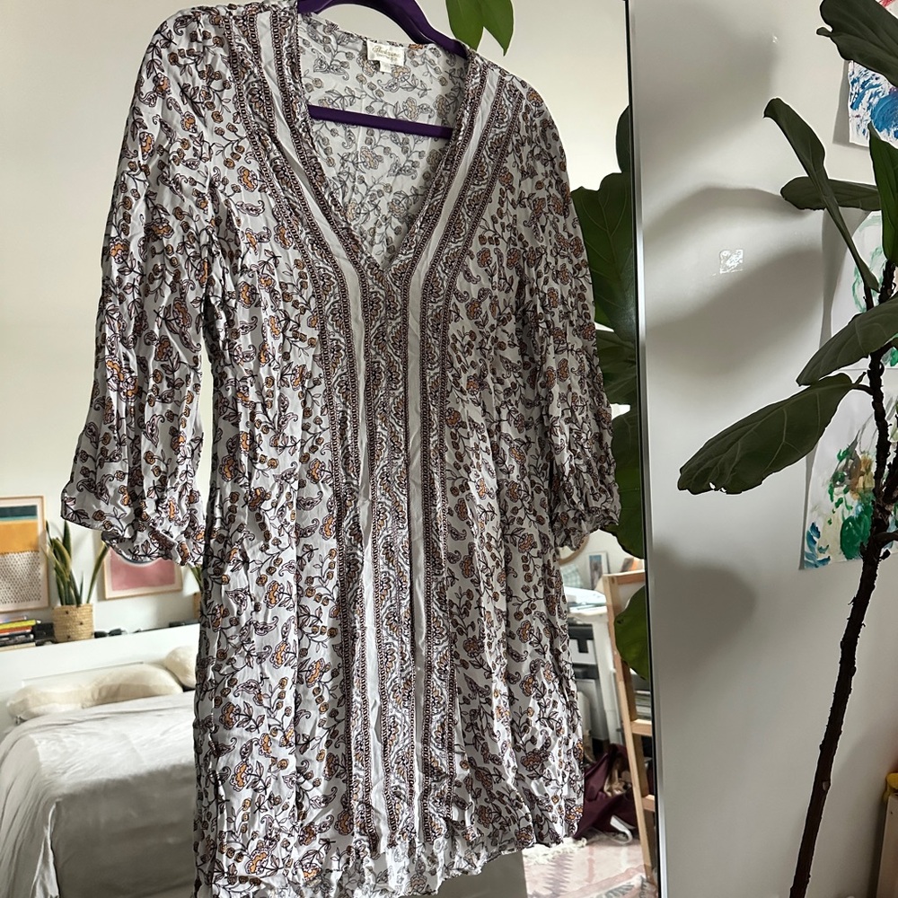 Shoshanna Swimwear Boho Gypsy Coverup Kaftan Dress - Size Small